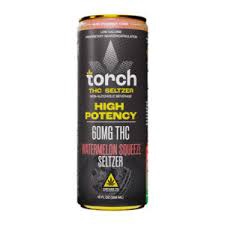 TORCH HIGH POTENCY THC DRINKS / WATERMELON SQUEEZE SELTZER 60MG THC